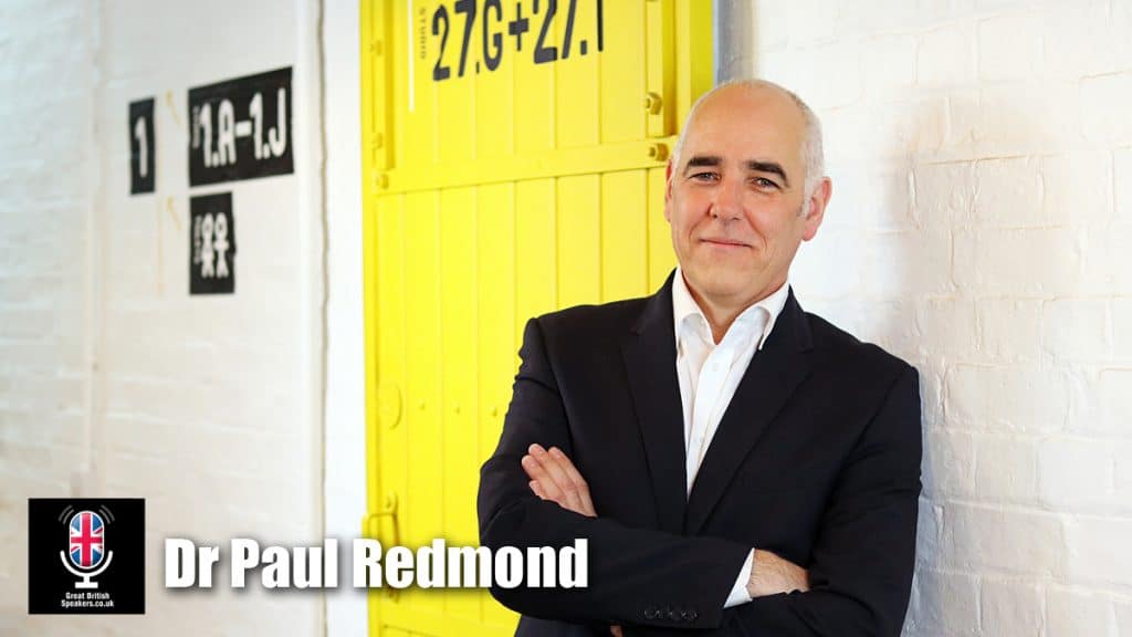 Dr Paul Redmond author keynote employment guru Millennials Generation X Future work wellbeing Graduate Recruitment speaker at Great British Speakers