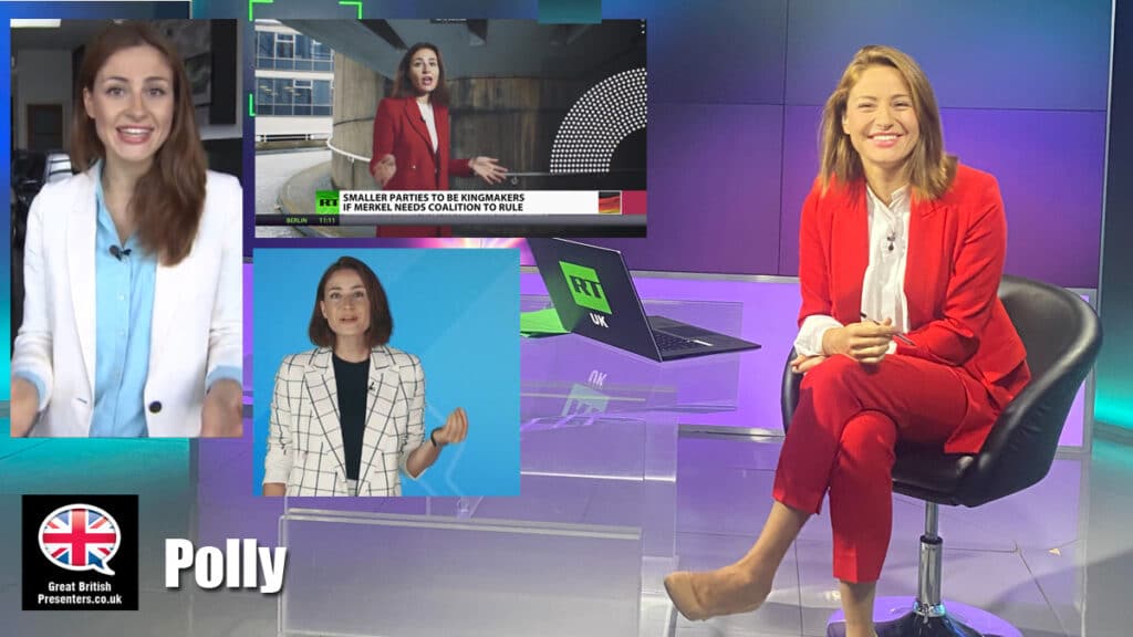 Polly Boiko English Russian TV Presenter UK London at Great British Presenters